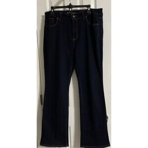 No Boundaries Size 17 Junior Women's Dark Wash Stretch Boot Cut Jeans